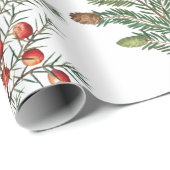 クリスマスパインコニファーフォレストフェスティバル ラッピングペーパー (ロールコーナー)