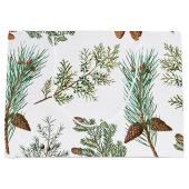 クリスマスパインコニファーフォレストフェスティバル ラージペーパーバッグ (正面)