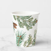 クリスマスパインコニファーフォレストフェスティバル 紙コップ (正面)