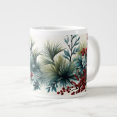 クリスマスパインコーンとベリー20oz Mug for Coff ジャンボコーヒーマグカップ (正面右)