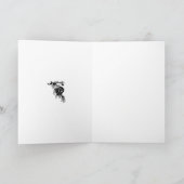 クリスマスパインコーングリーティングカード シーズンカード (内部)