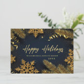 クリスマスパインコーン企業のグリーティ素朴ング シーズンカード (スタンド正面)