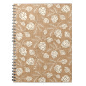 クリスマスパインコーン ノートブック (正面)