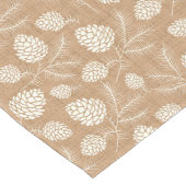 クリスマスパインコーン ロングテーブルランナー (コーナー)