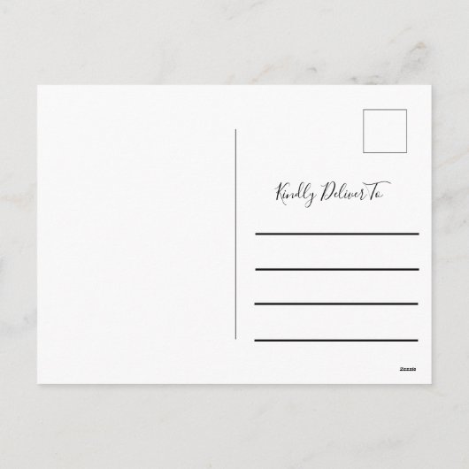 クリスマスパインツリーエテ実在ート シーズンポストカード (裏面)