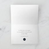 クリスマスパインツリーシーズンの挨拶ビジネス シーズンカード (内部)