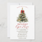 クリスマスパインツリースターズグリーンホリデーオープンハウス 招待状 (正面)