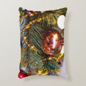 クリスマスパインバウブル&ガーランド アクセントクッション (正面(垂直))