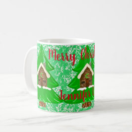 クリスマスパインマググ コーヒーマグカップ