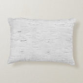 クリスマスパインリースと愛文字オン樺の木 アクセントクッション (裏面)