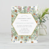 クリスマスパインリース ゴールドエンゲージメントパーティー 招待状 (スタンド正面)