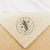 クリスマスパイン差出人住所 セルフインキングスタンプ