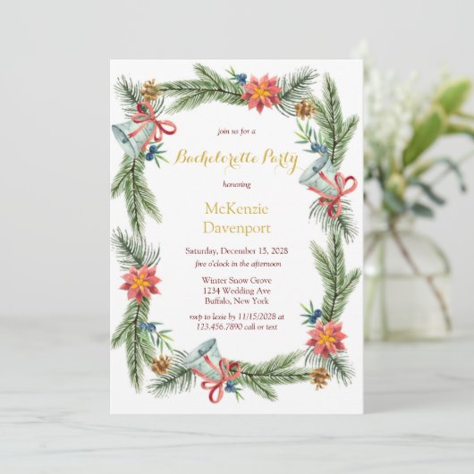 クリスマスパイン結婚ズ・ベルバチェロレッテ 招待状 (スタンド正面)