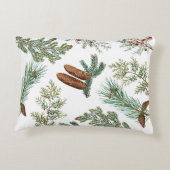 クリスマスパイン針葉樹フォレストフェスティバル アクセントクッション (裏面)