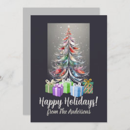 クリスマスパイン14メリークリスマス、グリーティングカード 招待状