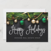 クリスマスパイン&ボールエレガント事業 シーズンカード (正面)