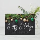 クリスマスパイン&ボールエレガント事業 シーズンカード (スタンド正面)