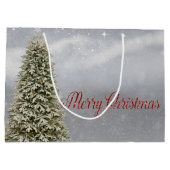 クリスマスパイン、メリークリスマス ラージペーパーバッグ (裏面)