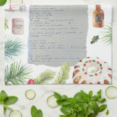 クリスマスパウンドケーキ |レシピ家宝タオル キッチンタオル (折り畳み)