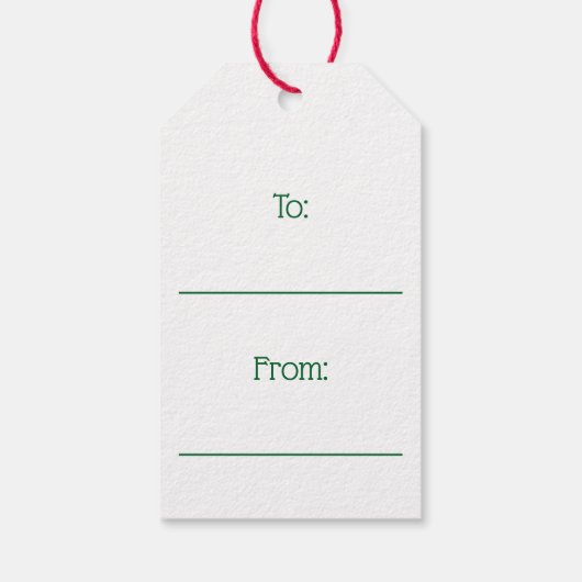 クリスマスパグギフトラベル ギフトタグ (裏面)