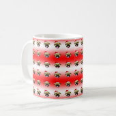 クリスマスパグマグカップ コーヒーマグカップ (正面左)