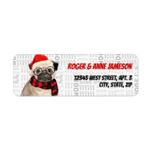 クリスマスパグ犬の恋人のアドレス