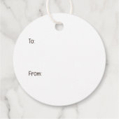 クリスマスパグ犬 フェイバータグ (裏面)