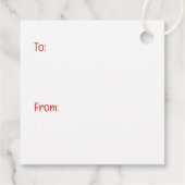 クリスマスパグ犬 フェイバータグ (裏面)