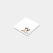 クリスマスパグ犬 ポストイット (アングル)