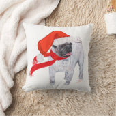 クリスマスパグ クッション (ブランケット)