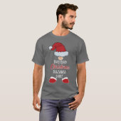 クリスマスパジャマで楽しく過ごそう 面白いクリスマスギフト Tシャツ (正面フル)