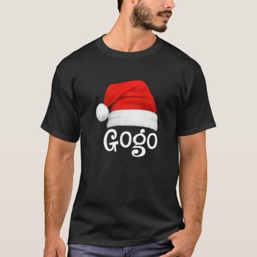 クリスマスパジャマグループマッチングゴゴゴクリスマスハット Tシャツ (正面)