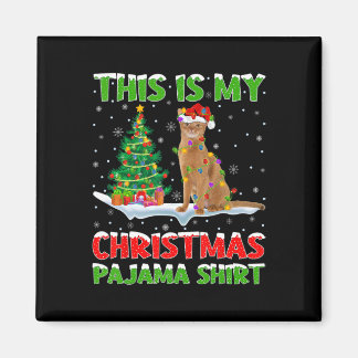クリスマスパジャマシャツこれが私のクリスマスの服 マグネット