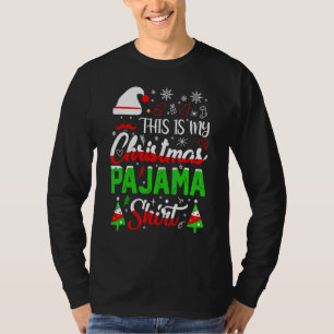 クリスマスパジャマシャツサンタ家族Xmas Tシャツ