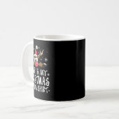 クリスマスパジャマシャツ面白いクリスマス コーヒーマグカップ (正面左)