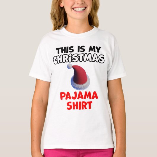 クリスマスパジャマデザイン Tシャツ (正面)