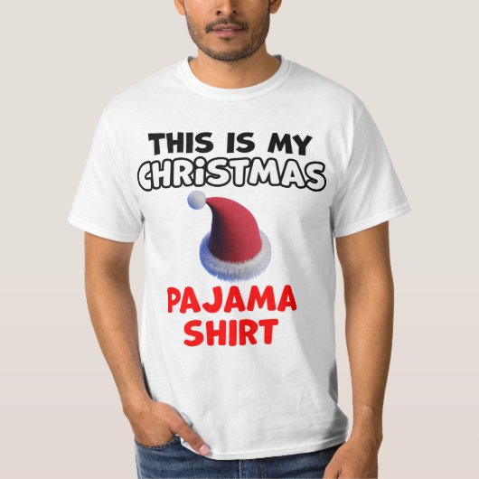 クリスマスパジャマデザイン Tシャツ (正面)