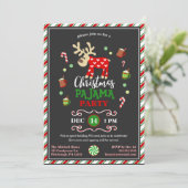 クリスマスパジャマパーティーフェスティバルトナカイ 招待状 (スタンド正面)