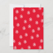 クリスマスパジャマパーティー 招待状 (裏面)