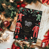 クリスマスパジャマパーティー 招待状