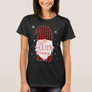 クリスマスパジャマファミリーギフトゴルファー格言バッファロー Tシャツ