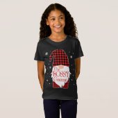 クリスマスパジャマファミリーギフトボッシー格言バッファローP Tシャツ (正面フル)