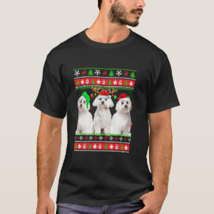 クリスマスパジャママルチーズツリークリスマス醜いクリスマス Tシャツ