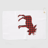 クリスマスパジャマムオーズティー動物パジャマクリスマスGIF ゴルフタオル (横)