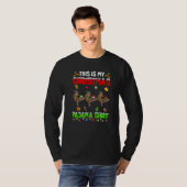 クリスマスパジャマ ヒョウヤモリ スクワッド Tシャツ (正面フル)