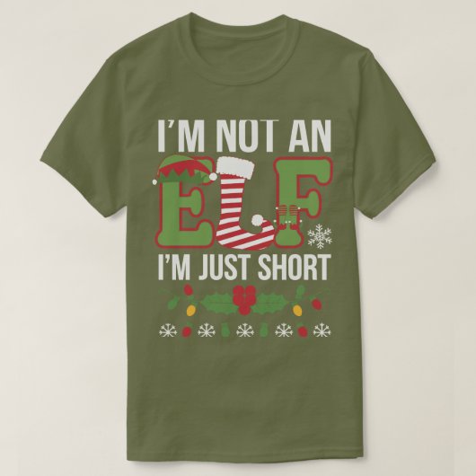 クリスマスパジャマPJメンメンウィメンティークリスマス Tシャツ (デザイン正面)