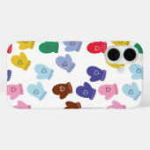 クリスマスパステルコージーウィンターグローブ Case-Mate iPhoneケース (裏面 (横))