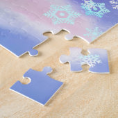 クリスマスパズルギフト格言飛んでいるとバルーン ジグソーパズル (側面)