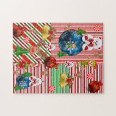 クリスマスパズルテディベア ジグソーパズル (横)