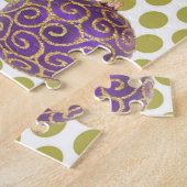 クリスマスパズル金ゴールド天使 ジグソーパズル (側面)